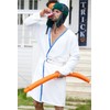 Mainfini 4 Pcs Men’s Holiday Cousin Robe Costume Set White