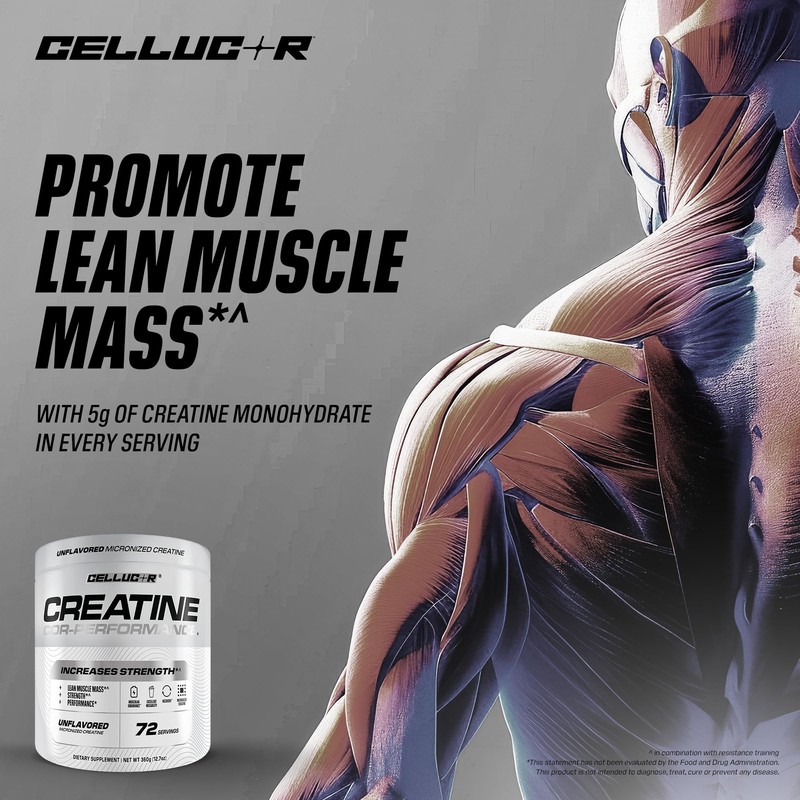Cellucor Cor-Performance Creatine Monohydrate for Strength and Muscle Growth, 72