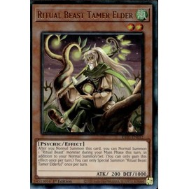 Ritual Beast Tamer Elder (PUR) - RA03-EN012 - Prismatic Ultimate Rare - 1st Edition