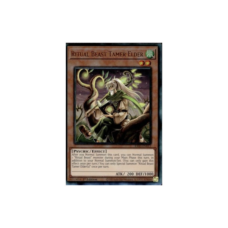 Ritual Beast Tamer Elder (PUR) - RA03-EN012 - Prismatic Ultimate