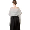 olyrjie - Bufandas de gasa suave para vestidos de noche,