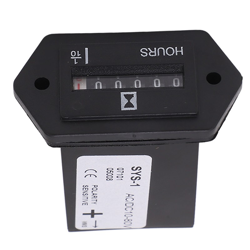 Electromagnetic Counter 0‑99999.9 6 Digit Industrial Pulse Totalizer for Machine