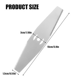 Pack of 5 Metal Grass Trimmer Blades Accessories Metal Blade for Grass Trimmer Replacement Blade Grass Trimmer Replacement Blades Electric Grass Trimmer Replacement Blade Accessories