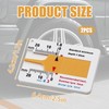 2 Pcs Tyre Tread Depth Gauge UK Portable 0-20 mm