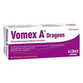 Vomex A Dragees Pack of 10