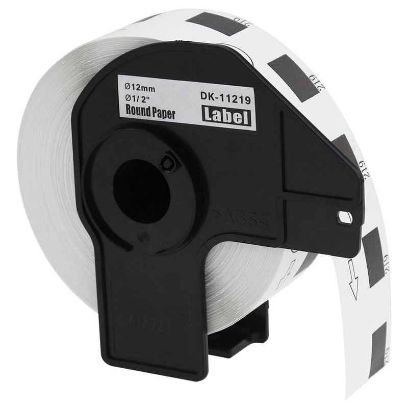 Swift 3 x Compatible DK-11219 12mm Round White Thermal Circle
