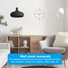 PATIKIL Wooden Clock Numbers Kit, 0.98inch Self Adhesive Clock Numbers