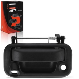 A-Premium Upgraded Metal Tailgate Handle Liftgate Latch Handle with Camera Hole & Keyhole Compatible with Ford F-150 2008-2014, F-350 2011-2012, F250 F350 F450 F550 Super Duty, Lobo, Textured Black