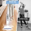 DAYPLUS 1500W Hot Steam Mop Cleaner Floor Carpet Window Washer