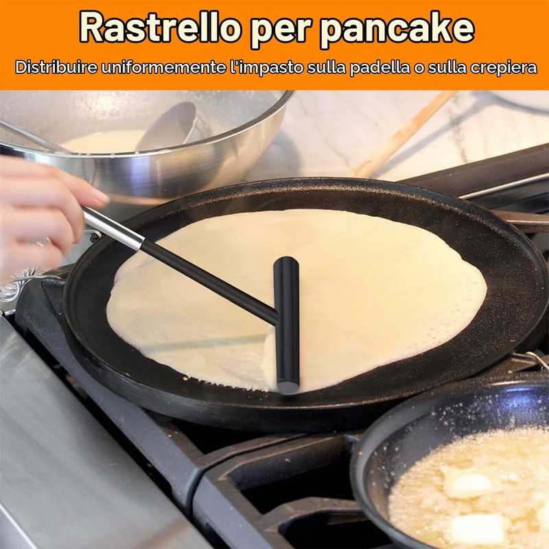 Spatola per Crepes Professionale, Spalmatore per Crepe, per Cucinare Produzione