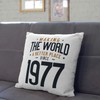 MUGFFINS 1977 Birthday Pillow Cushion Padding included - in English