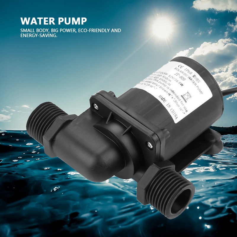 Mini DC Brushless Water Pump for Small Fish Pond 12V