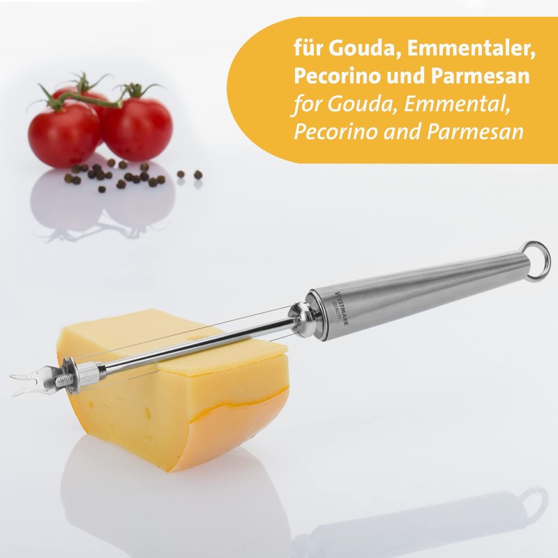 Westmark Glory 18272270 Cheese Slicer with 2 Cutting Wires and