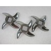 3-PACK Size #8 Stainless Steel meat grinder knife for LEM,