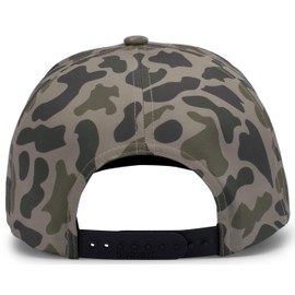 Pacific Headwear Standard Duck Camo 5-Panel Trucker Cap, Coastland