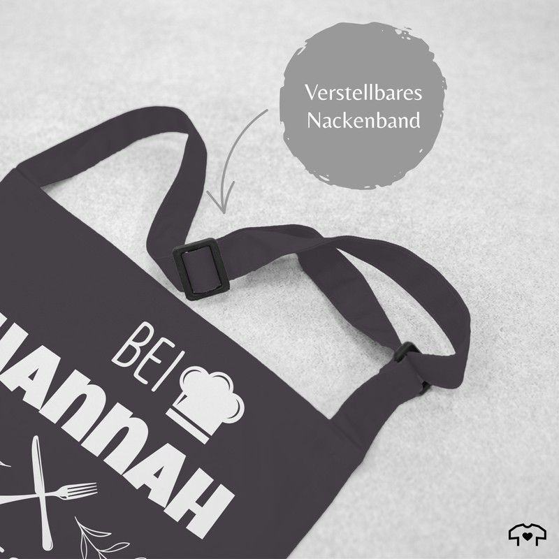 Geschenk mit Namen personalisiert by Shirtracer - Apron - Cooking