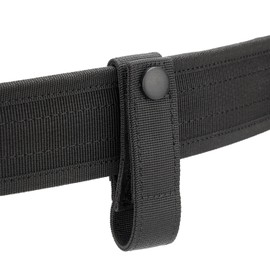 TACNEX Handcuff Strap w/Snap Closure Cuff Holder Nylon Keeper Chain/Hinged Cuffs Carrier Quick Release Clip Hook for ASP Handcuff Duty Belt (Nylon Strap with Copper Snap, 2 PCS)