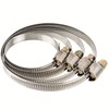 Hose Clamps with Worm Drive, Pack of 8, Clamping Range