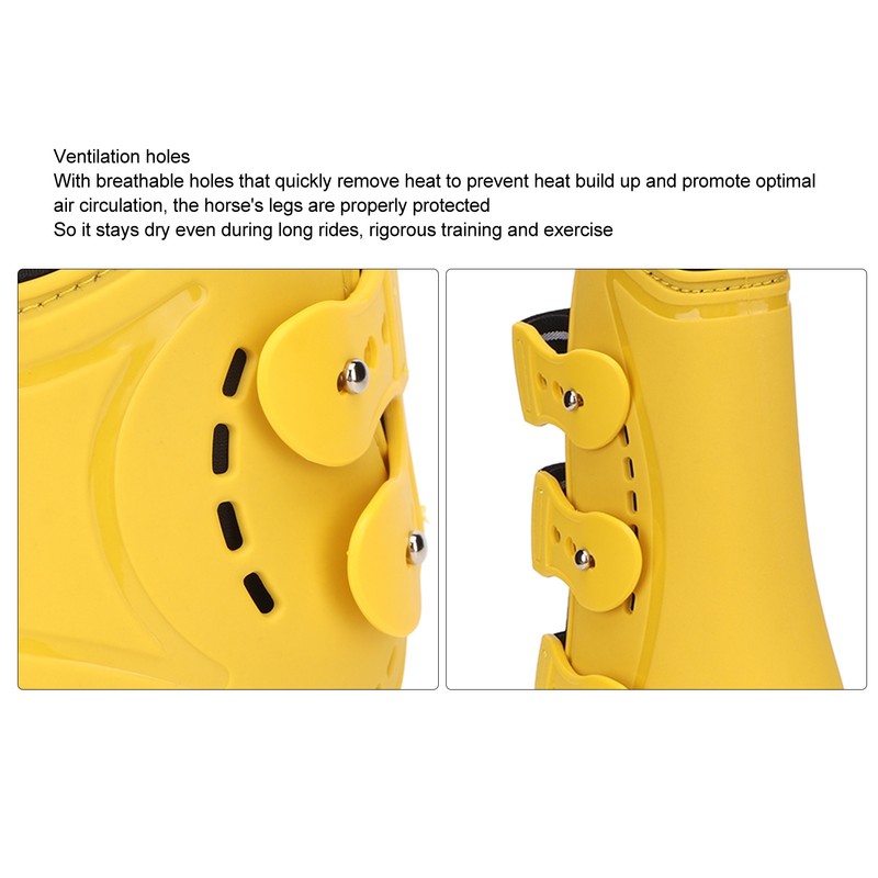 Horse Tendon Boots Fetlock Boots Open Front Breathable Adjustable Protective
