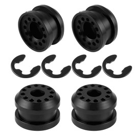 2-Pack Transfer Case Shifter Linkage Control Lever Bushing Grommet with E-Clips for Dodge Ram 1500 2500 3500 4x4 2002-2010 - Shifter Linkage Bushing Replacement for OEM 68078974AA and 68078975AA