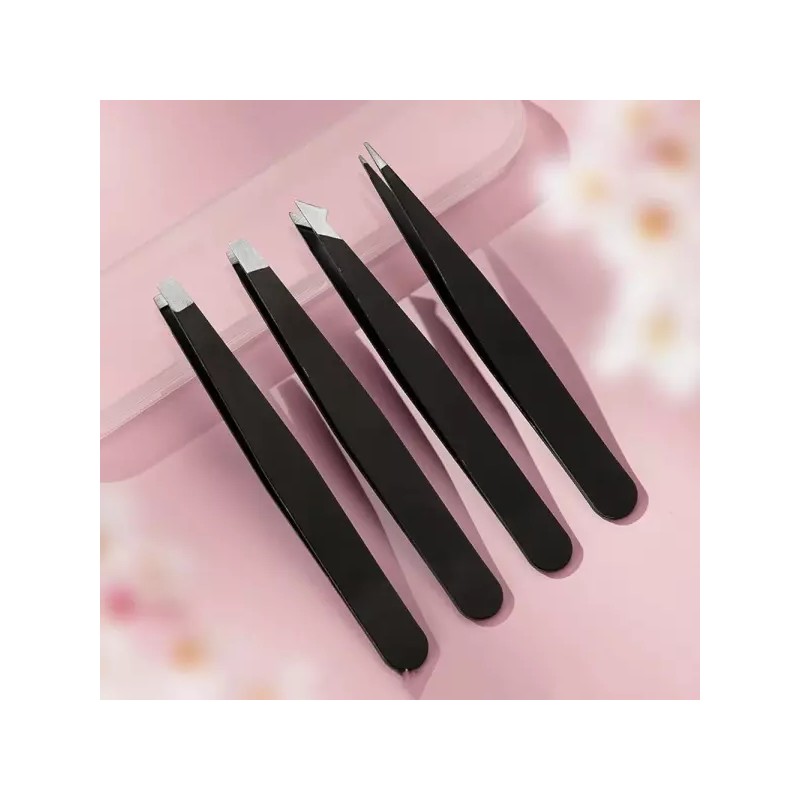 Sangpum Sangse Seolmyeong Chamjo 족집게 스테인레스 4종 Stainless Steel Tweezer