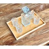 Bam & Boo Natural Bamboo Serving Tray Modern Rectangular (Bamboo,