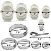 MUMSUNG Empanada Maker Press, 6-Inch Extra Large Dumpling Maker Set