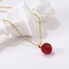 Stocking Stuffers Gifts for Women Heart Necklace for Women Rhinestone