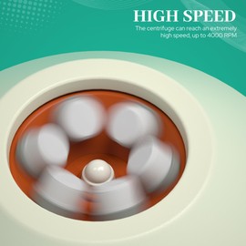 4000RPM Centrifuge Machine, 15mlX6 Capacity Benchtop Centrifuges, Electric Centrifuges with Timer and Speed Control for Lab, Time & Speed Control, LCD Digital Display