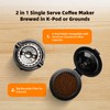 Horavie Mini Single Serve Coffee Maker for K Cup and