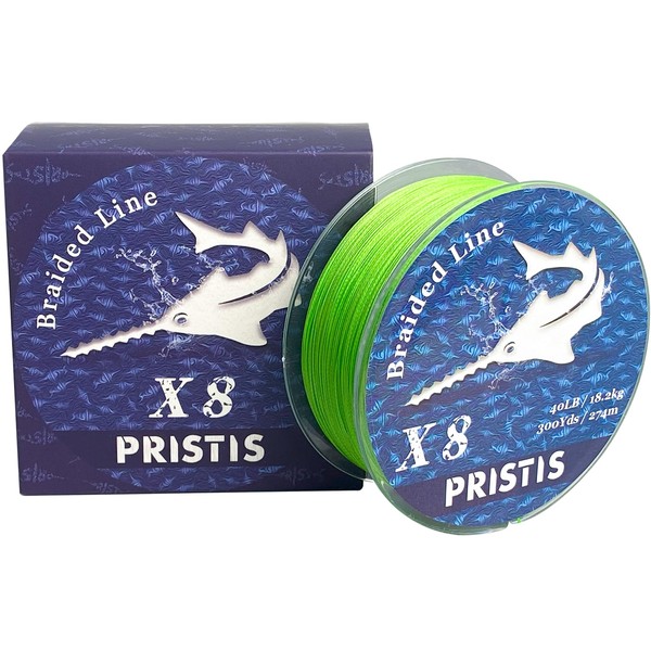 Pristis X8 Braided Fishing Line, 8-Strand Super Strong Braid Line
