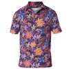 Royal & Awesome Men's Patterned Golf Polo Shirts Patterned Golf