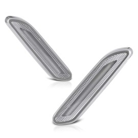 VIPMOTOZ Chrome Housing Full LED Front Fender Side Marker Light Turn Signal Lamp Assembly Replacement For 2011-2016 Mini Cooper R60 R61 Countryman Paceman, Driver & Passenger Side
