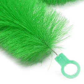 Wiltec Spawning Brush 150 cm Diameter 15 cm Spawning Brush Made of Green, Very Soft Polypropylene, Spawning Aid for Koi and Pond Fish