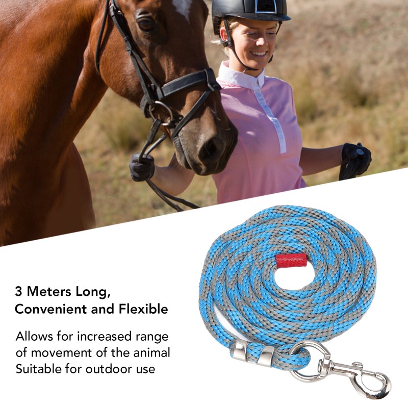 Horse Rope Thickened Wearable Soft Touch Nylon Pet Leash with
