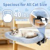 Midollarle Bedside Cat Bed, Foldable Cat Bed Attaches to Bed