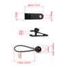 QWORK® 10 Sets Tent Clip Awning Clamp and Strong Ball