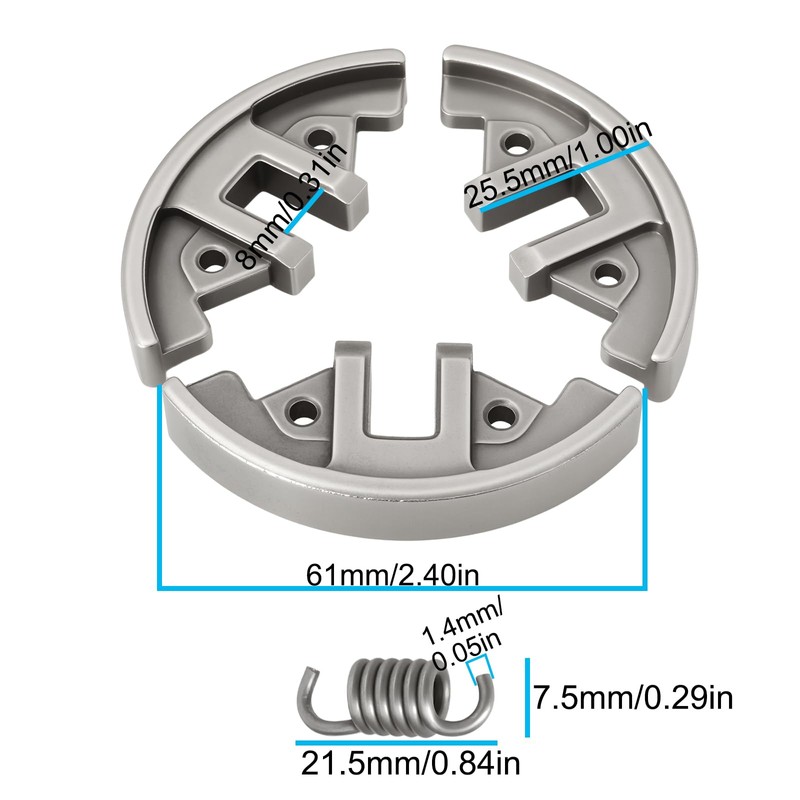Create idea 1 Set Chainsaws Clutch Shoe Assembly with 3