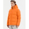 Orolay Men's Puffer Down Jacket with Detachable Hood Versatile Quilted
