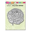 Stampendous Cling Stamp-Single Ranunculus