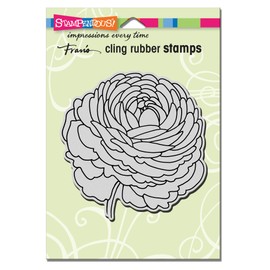 Stampendous Cling Stamp-Single Ranunculus
