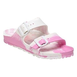 Birkenstock Unisex Arizona Essentials Slide-On Sandal, Multi Pink, 8-8.5 Narrow Women/6-6.5 Narrow Men, 39EU