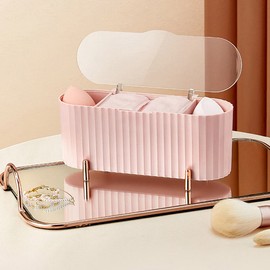 Monaco Olive Rapa Style Cotton Pad and Q-Tip Storage Container