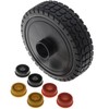 2 x Universal Lawnmower Wheels Diameter 150mm