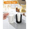 ABRUTY Bathroom Cup Dispenser, 3oz-4oz Ceramic Paper Cup Holder, Small