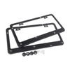 JR2 Premium 2 PCS Shining Crystal License Plate Frame+Free Crystal