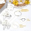 DEEKA 16 Pcs Bridesmaid Proposal Gifts, Pearl Hair Claw Clips