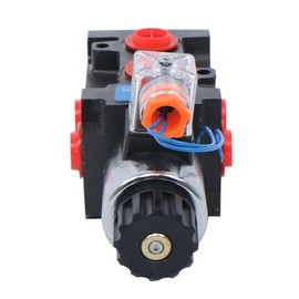 waltyotur 6 Port 12V DC 13GPM Hydraulic Adjustable Variable Flow Control Valve