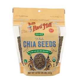 Bob's Red Mill Organic Chia Seed, 12oz (Pack of 1) - Non GMO, Vegan, Keto Friendly, Paleo Friendly, Kosher