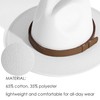 MTKCM Fedora Hats for Men Wide Brim Felt Hat Dress